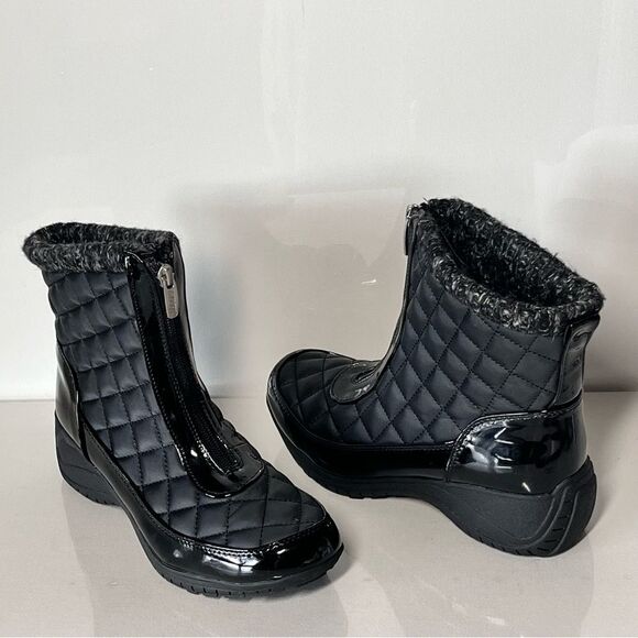 Khombu Megan Waterproof Front-Zip Winter Boots - Picture 1 of 6